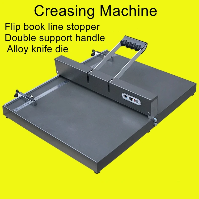 D350 manual creasing and folding creasing business card photo greeting card creasing line flip book line creasing machine