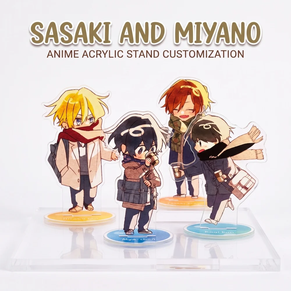Sasaki And Miyano Acrylic Stand Keychain Q Version Cute Style Taiga Hirano Shumei Sasaki Akira Kagiura Yoshikazu Miyano