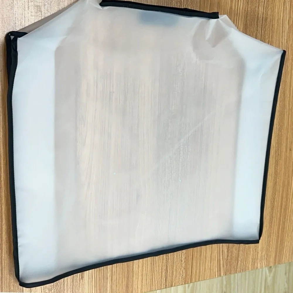 Universal Fit Bag Raincoat Frosted Matte Transparent Purse Rainproof Thickened Foldable Tote Protector Water Park