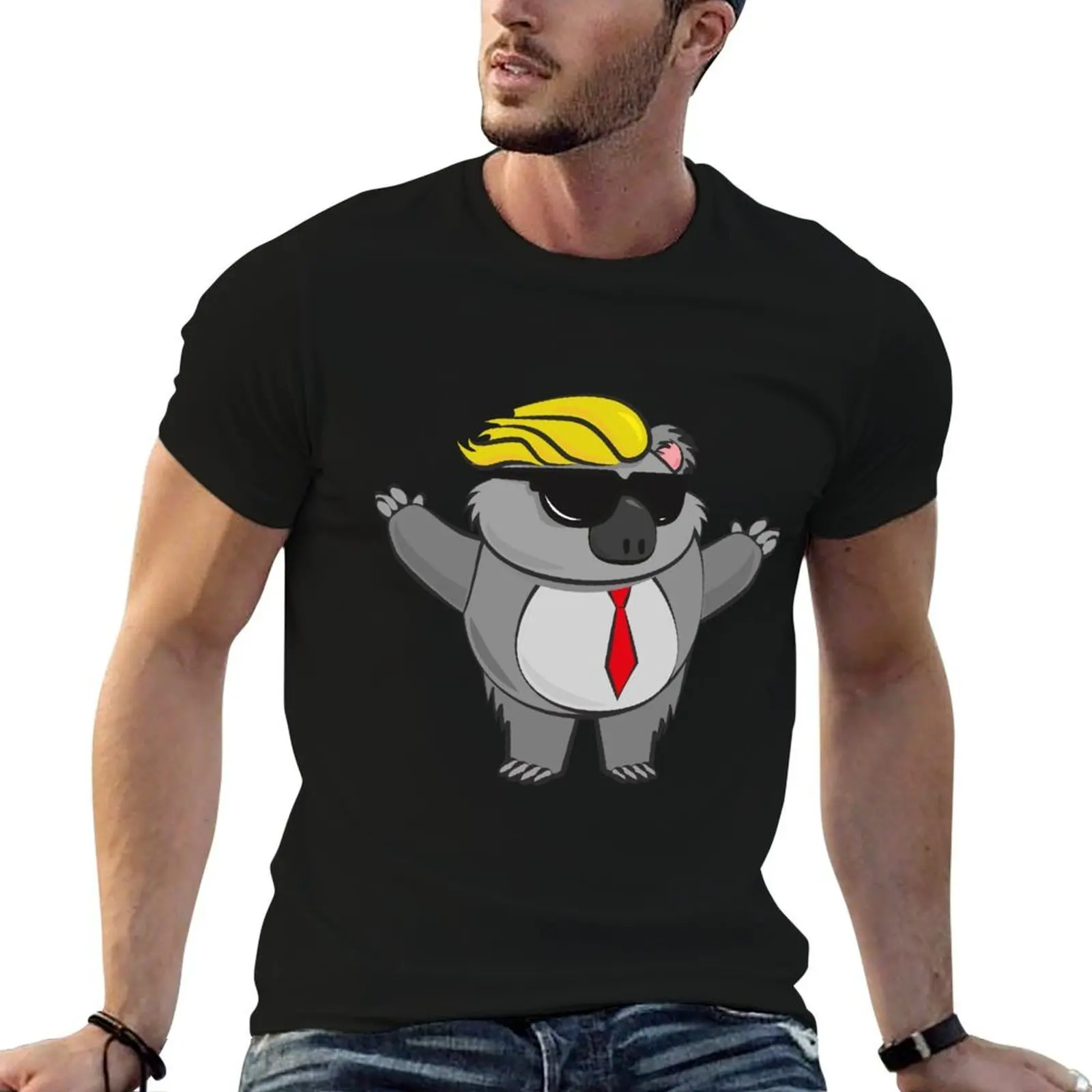 ASX_Bets Koala with no Title T-Shirt shirts graphic tees baggy shirts fruit of the loom mens t shirts