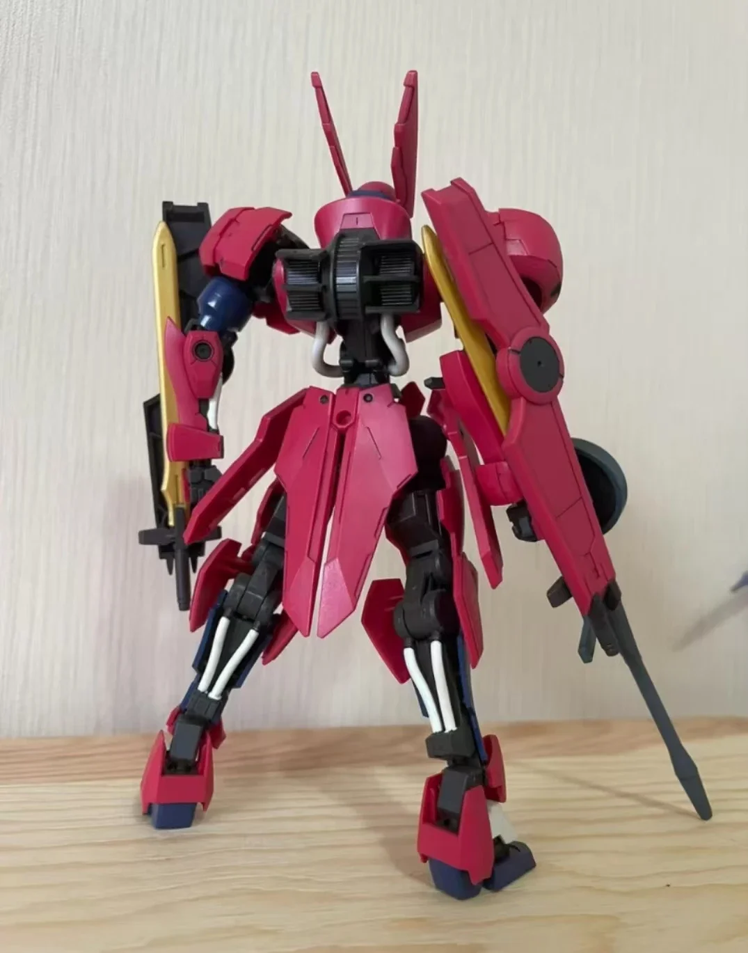 Bandai oryginalny GUNDAM Anime IBO 014 1/14 HG GRIMGERDE ozdoby prezenty dla dzieci zabawki figurki akcji Model kolekcjonerski