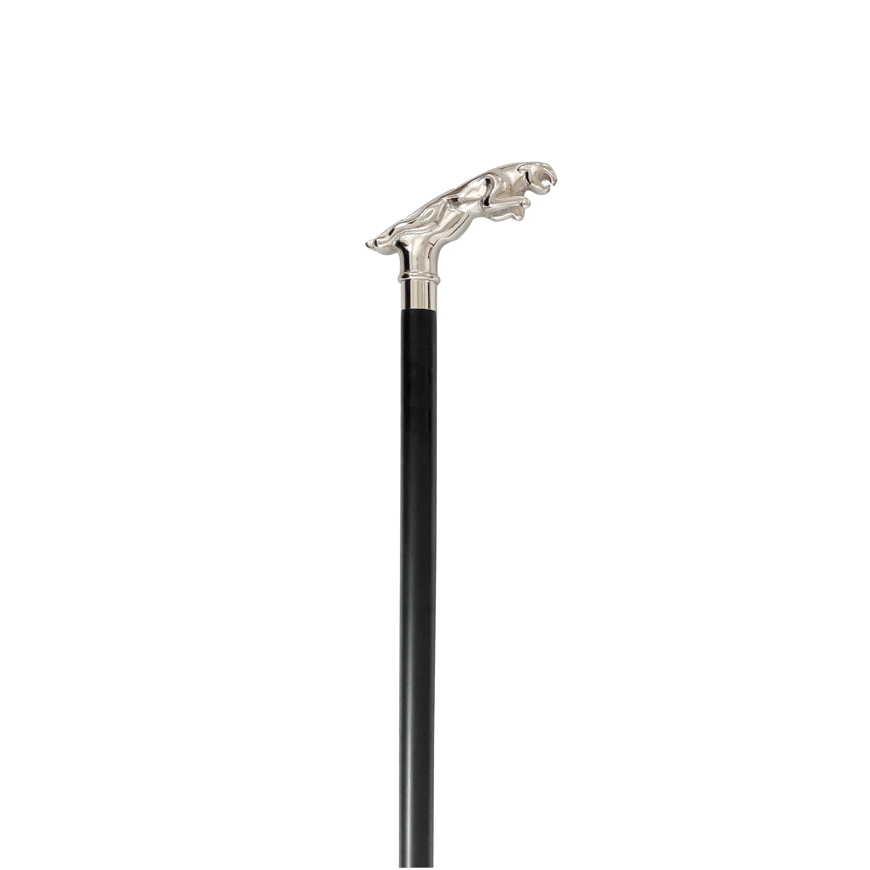 jaguar head walking sticks wood cane