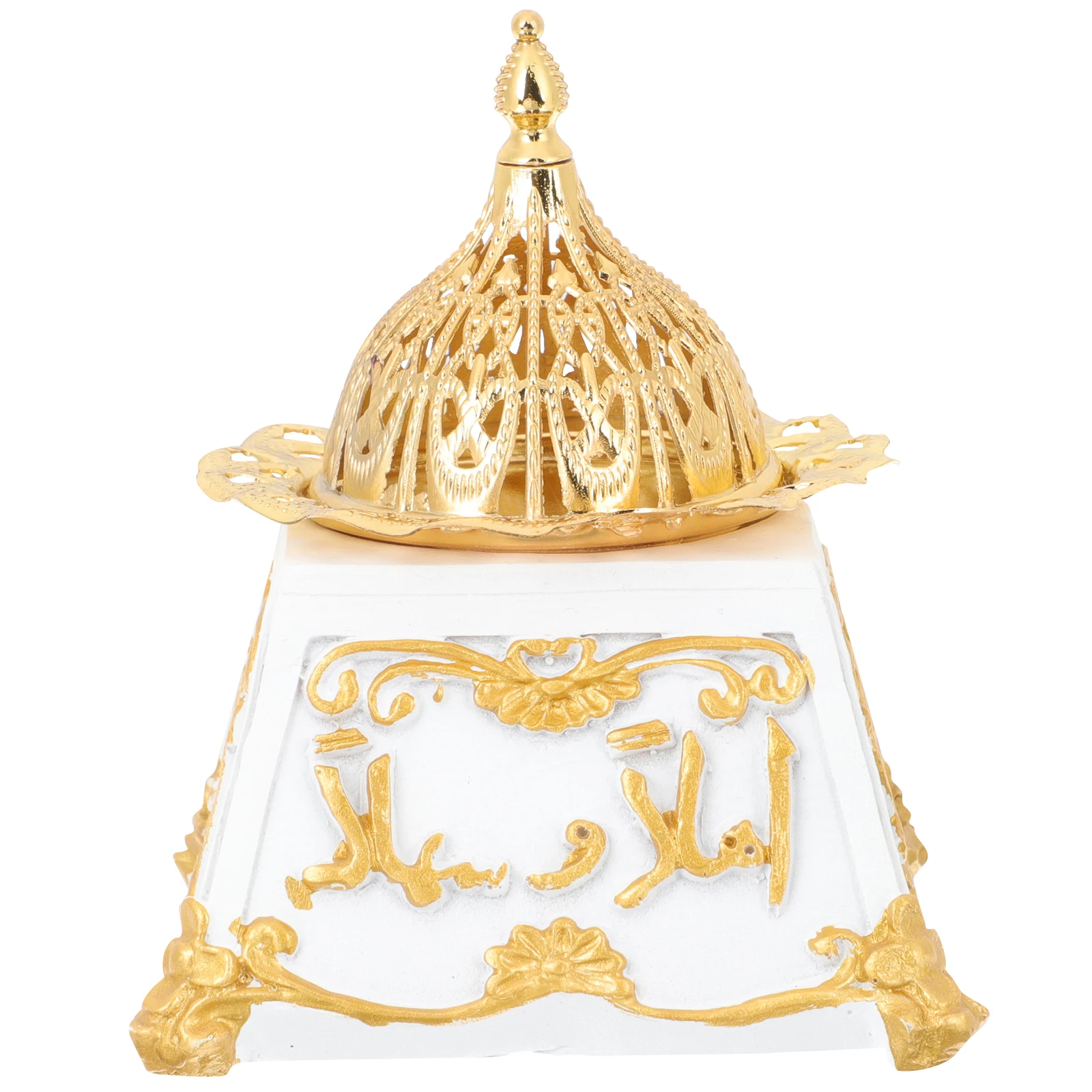 

Resin Incense Incense Burner Holder Decor Alloy Desktop nament Vintage Censer Stove Office Adornment Aromatherapy