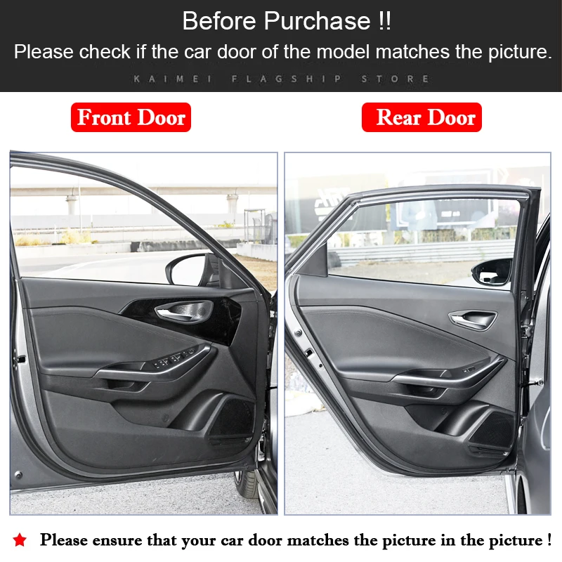 For Hyundai Lafesta 2018-2023 2024 2025 Car Door Anti Kick Pad Auto Glove Box Under Dashboard Side Edge Film Protector Stickers