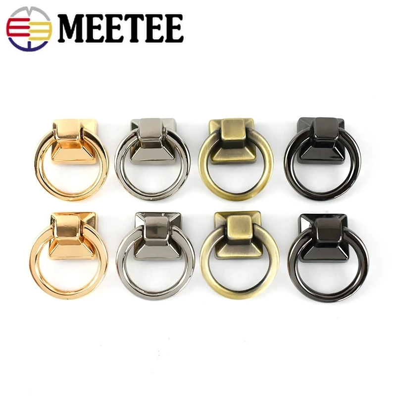 5/10Pcs 18mm Metal Side O Ring Clip Buckle Removable Open Screw Clasp for Backpack Strap Shoes Bag Cat Dog Collar DIY Accessorie