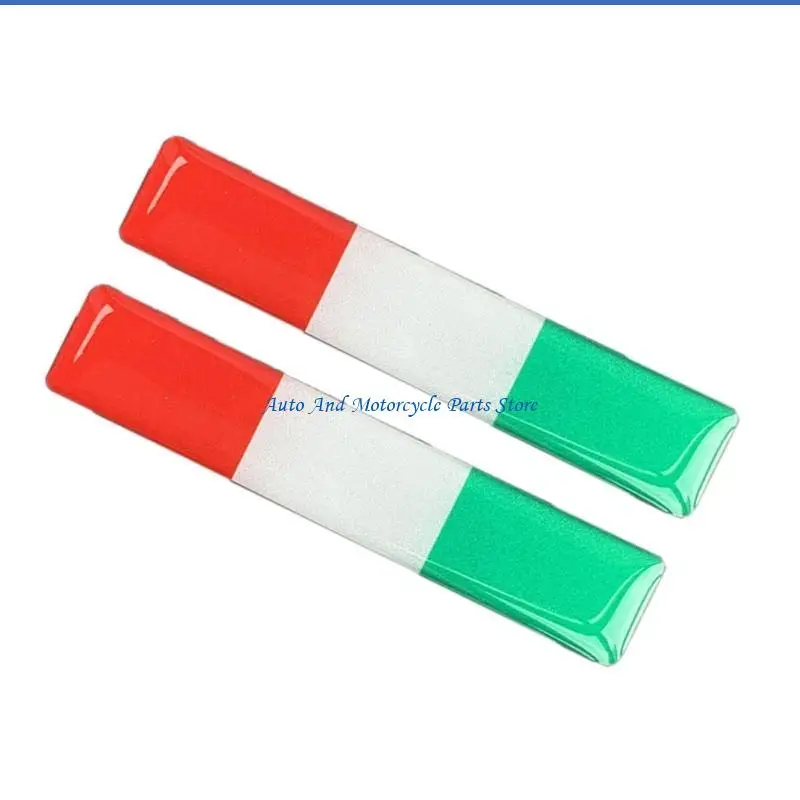 P9FD Three Dimensional Nation Tricolour Stickers Decals For Vehicle Bodywork Outdoor Equipment Decoration