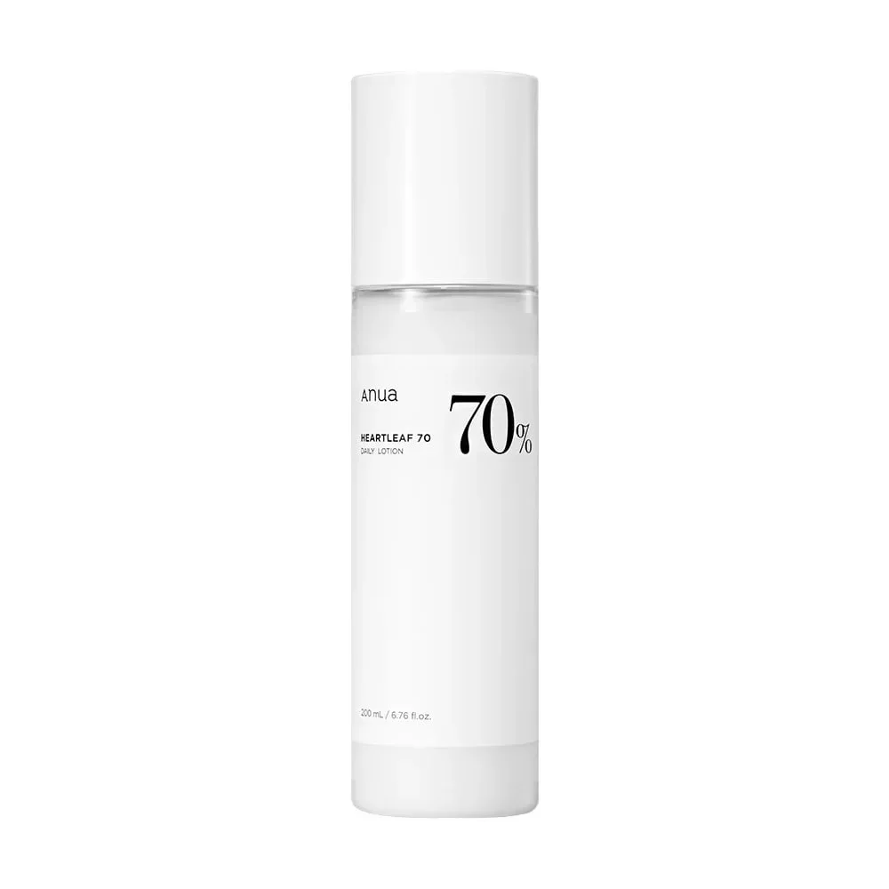 

Anua 70% Houttuynia Soothing Moisturizing Lotion 200ML Hydrates and Nourishes Skin Makeup