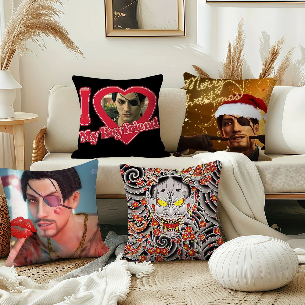 Love G-Goro Majima Y-Yakuza q cushion cover Home Office Coffee Pillow Sofa Printing Decoration Room Shop Car Nordic Simplicity