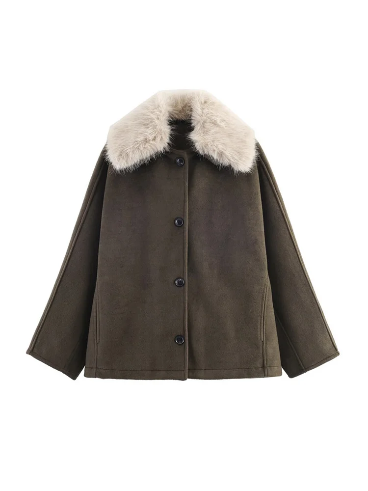 

Tossy зимние свободные куртки-кардиганы для женщин, лоскутное пальто с лацканами и карманами, пальто с меховыми перьями, женские модные куртки