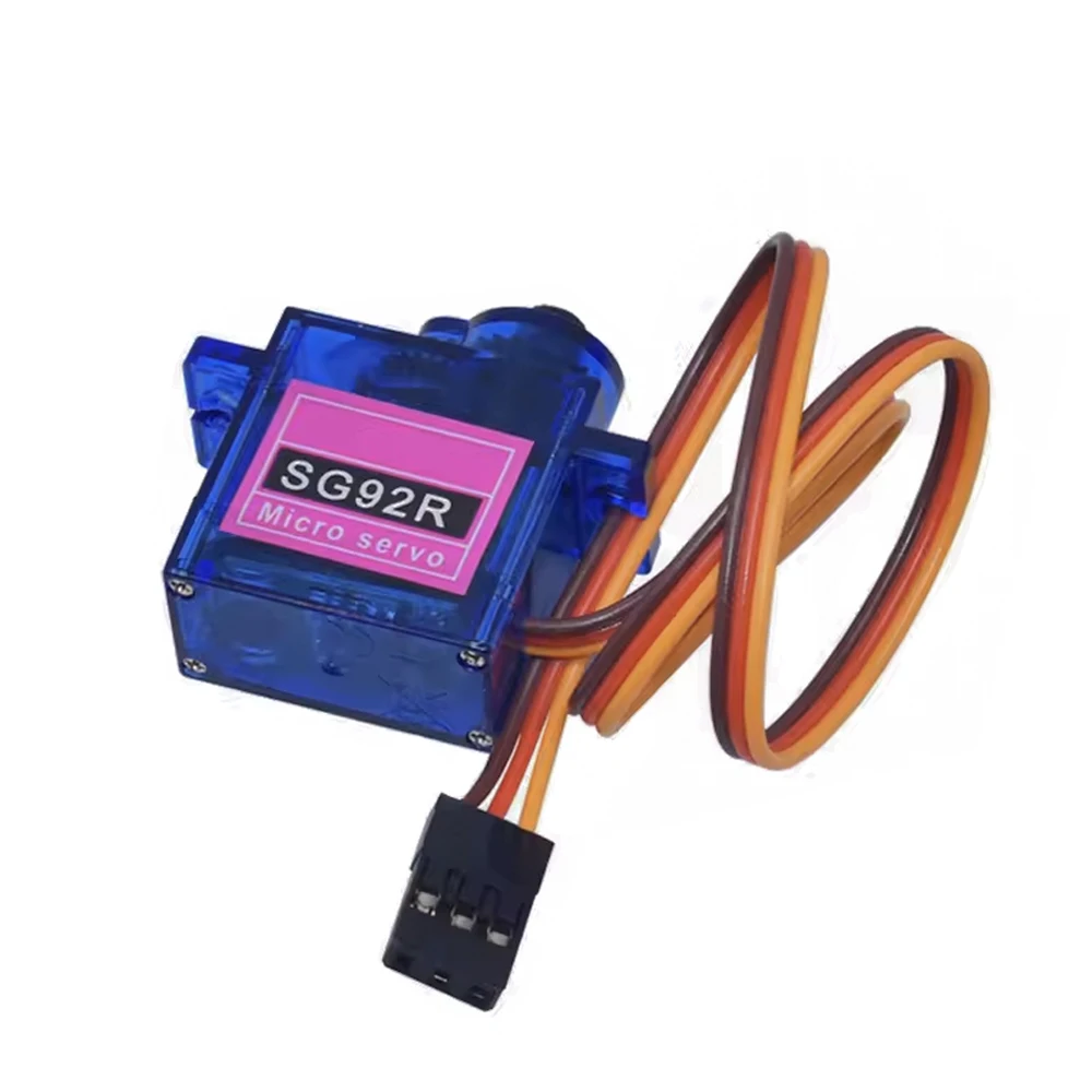 SG92R 180° 360° 2.5KG Micro 9g Servo Nylon Carbon fiber Gears Replace SG90 For RC Model Aeromodelling Helicopter Parts