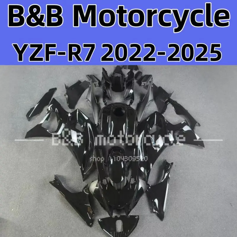 

Новый комплект обтекателей для мотоцикла ABS, подходит для YAMAHA YZF-R7 2022 2023 2024 R7 2022, комплект обтекателей для кузова, ярко-черный