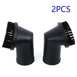 2pcs Black Vacuum Cleaner Attachment Round Dust Brush Bristle Brush Head 35mm Vacuum Cleaner Tools Attachment Parts Gadget