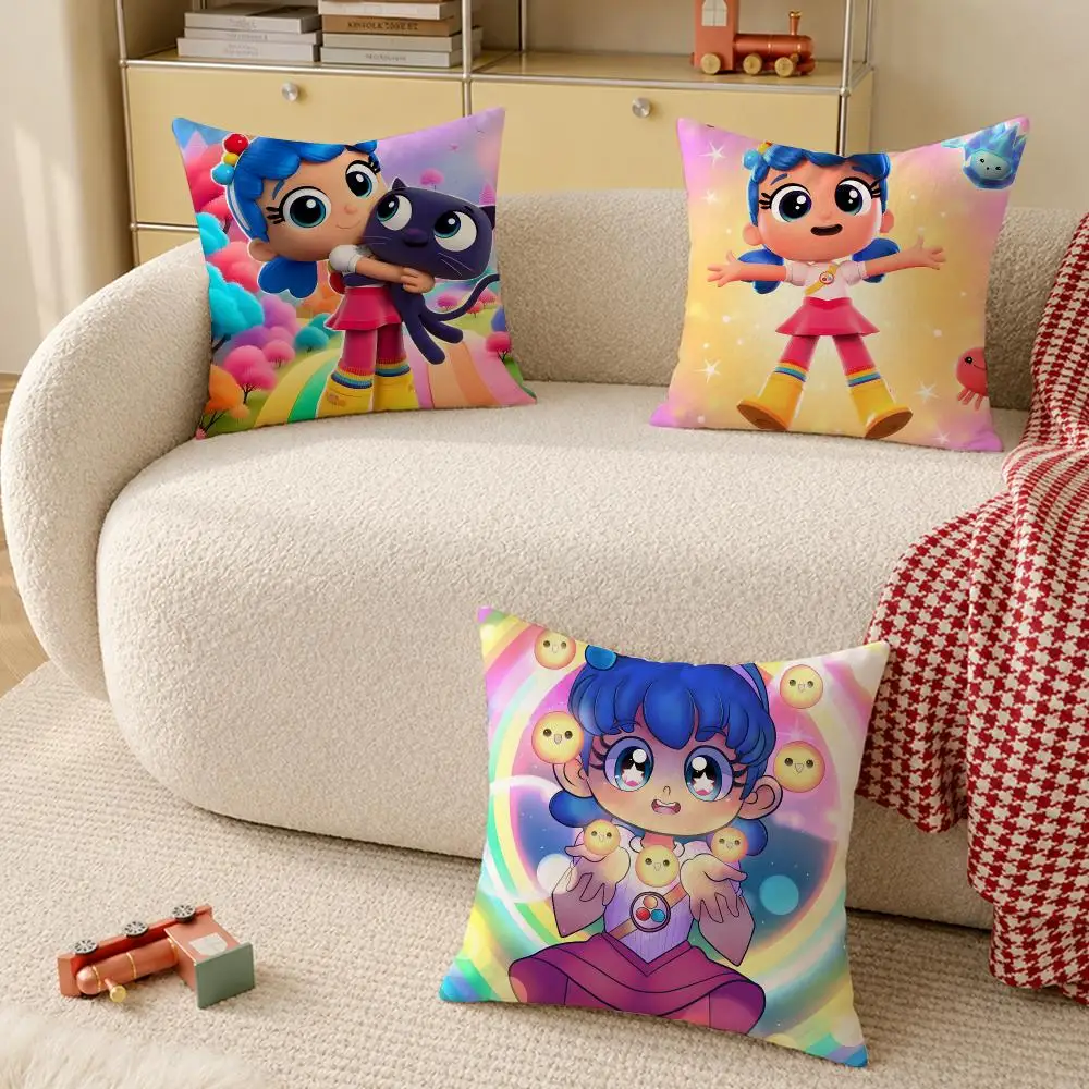 True Rainbow Kingdom Cushion Cover Pillow Cover Decorative Throw Couch Home Decor for Living Room Sofa