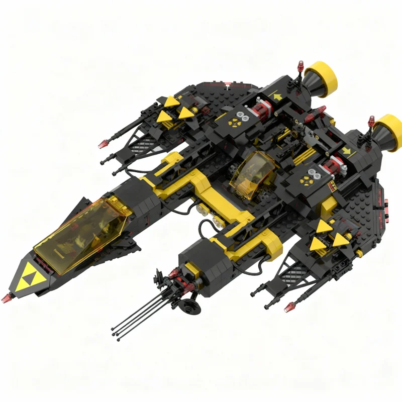 

1230PCS MOC Space Exploration Blacktron Renegade Mods Model Custom Building Blocks Architecture DIY Assembly Display Gift Set