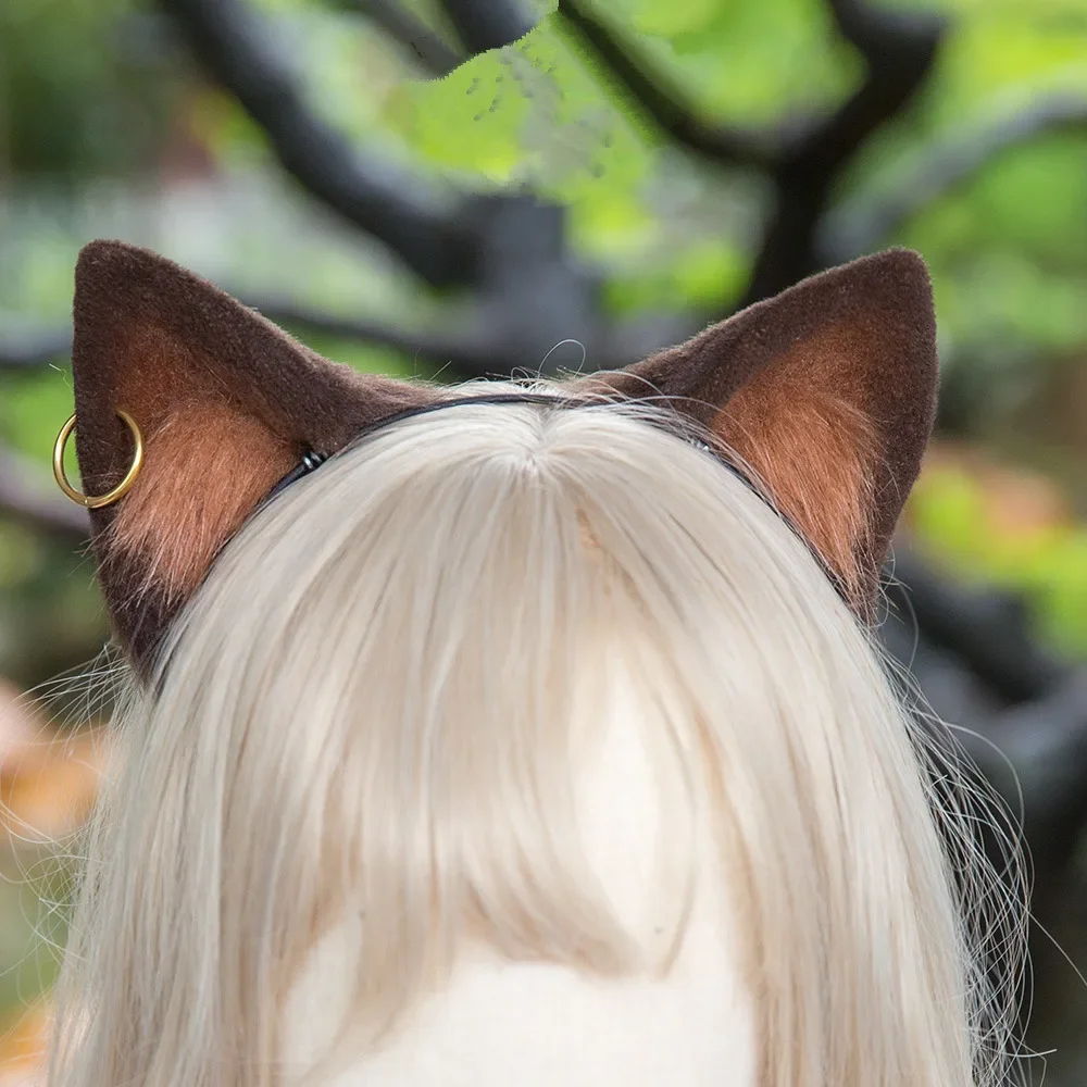 

Original Simulation Cos Props Manual Simulation Animal Ears Tomorrow Ark Tianhuo KC Hair Accessories Hairpin Hair Hoop Hairband