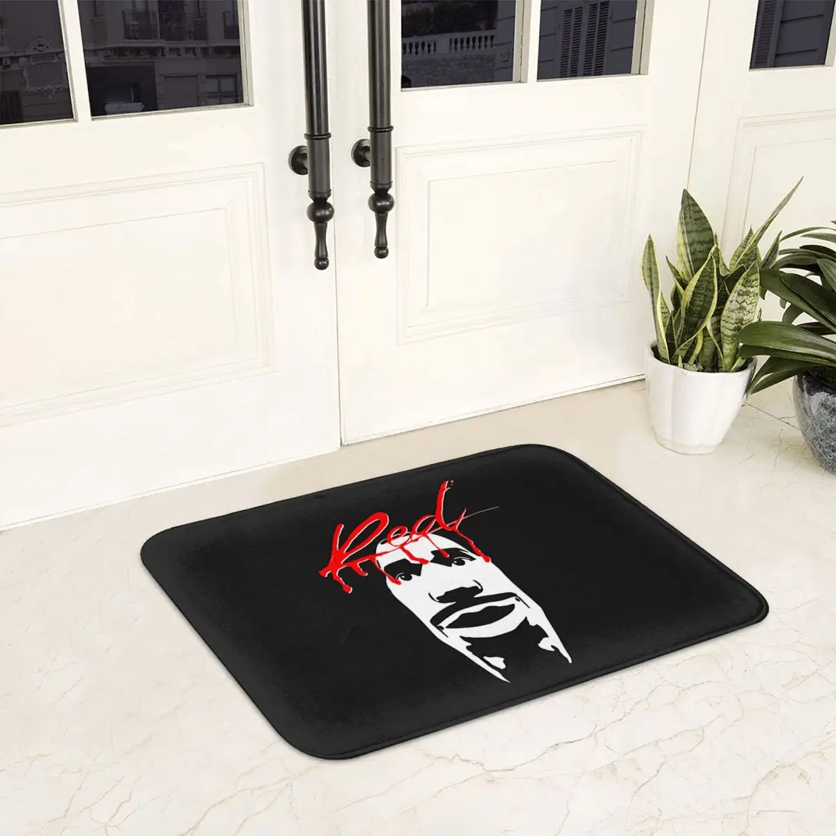 Rapper Playboi Carti Living Lotta Red Doormat Washable Carpet Rug Kitchen Entrance Home Floor Mat for Bathroom Footpad Mats