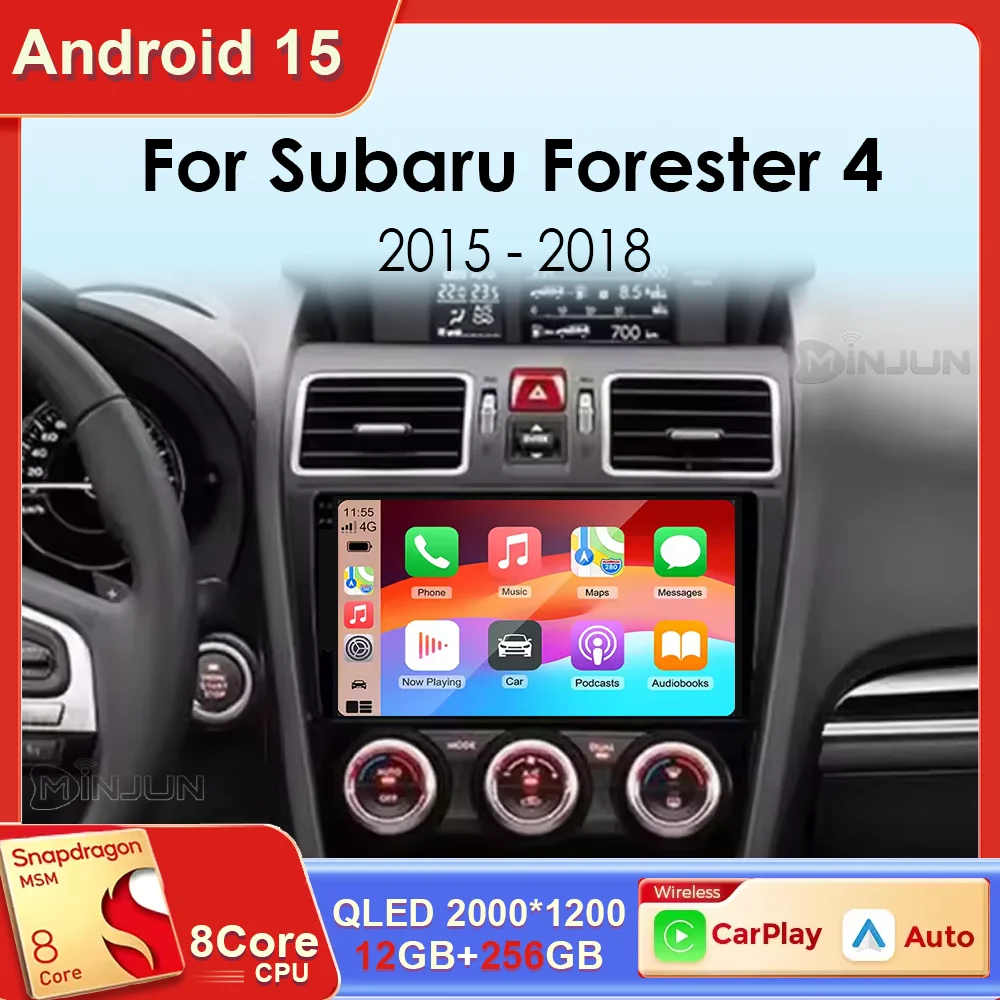 

Android 15 Auto Qualcomm Car Radio for Subaru Forester 4 SJ WRX XV 2015 - 2018 Multimidia Player Navigation Head Unit Carplay