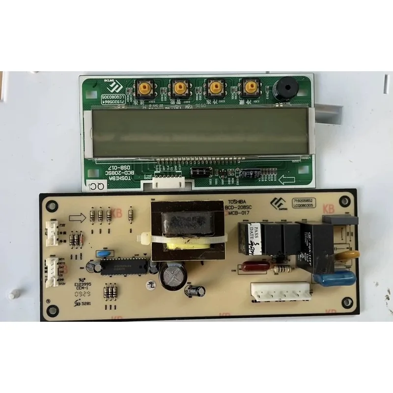 Suitable for Toshiba refrigerator BCD-208SC power computer main board MCB-017 display key board DSB-017