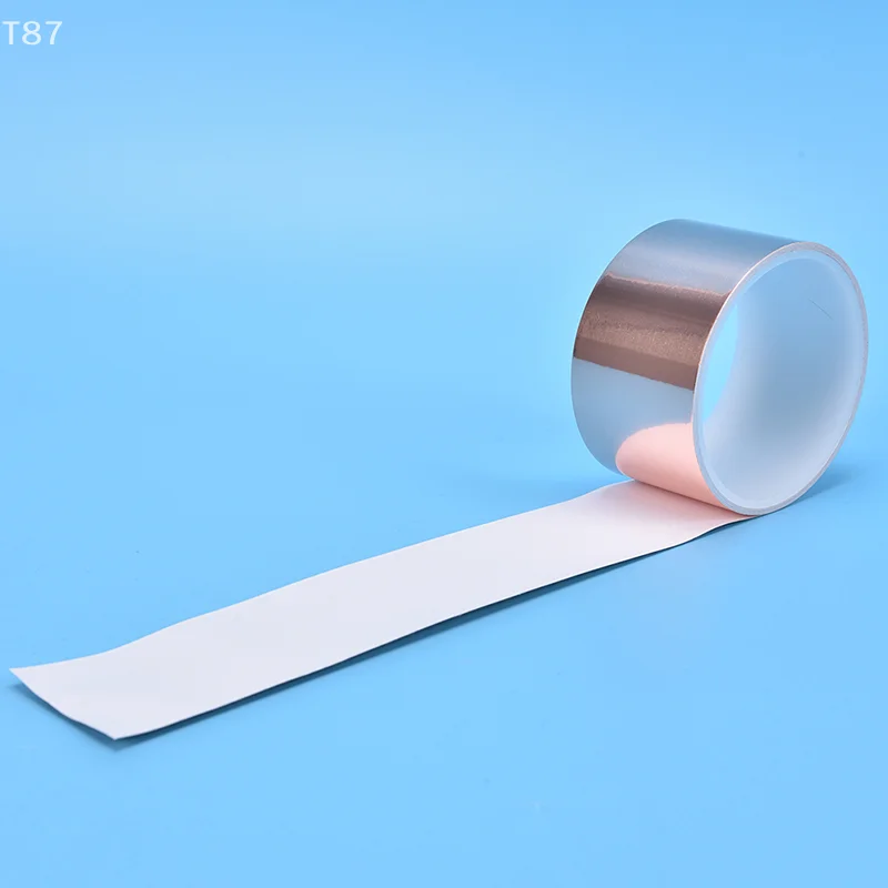 50mm X 3 Meters DIY EMI Copper Foil Tape EMI Shielding Doubel Side Conductive Repair Adhesive Tape Snail