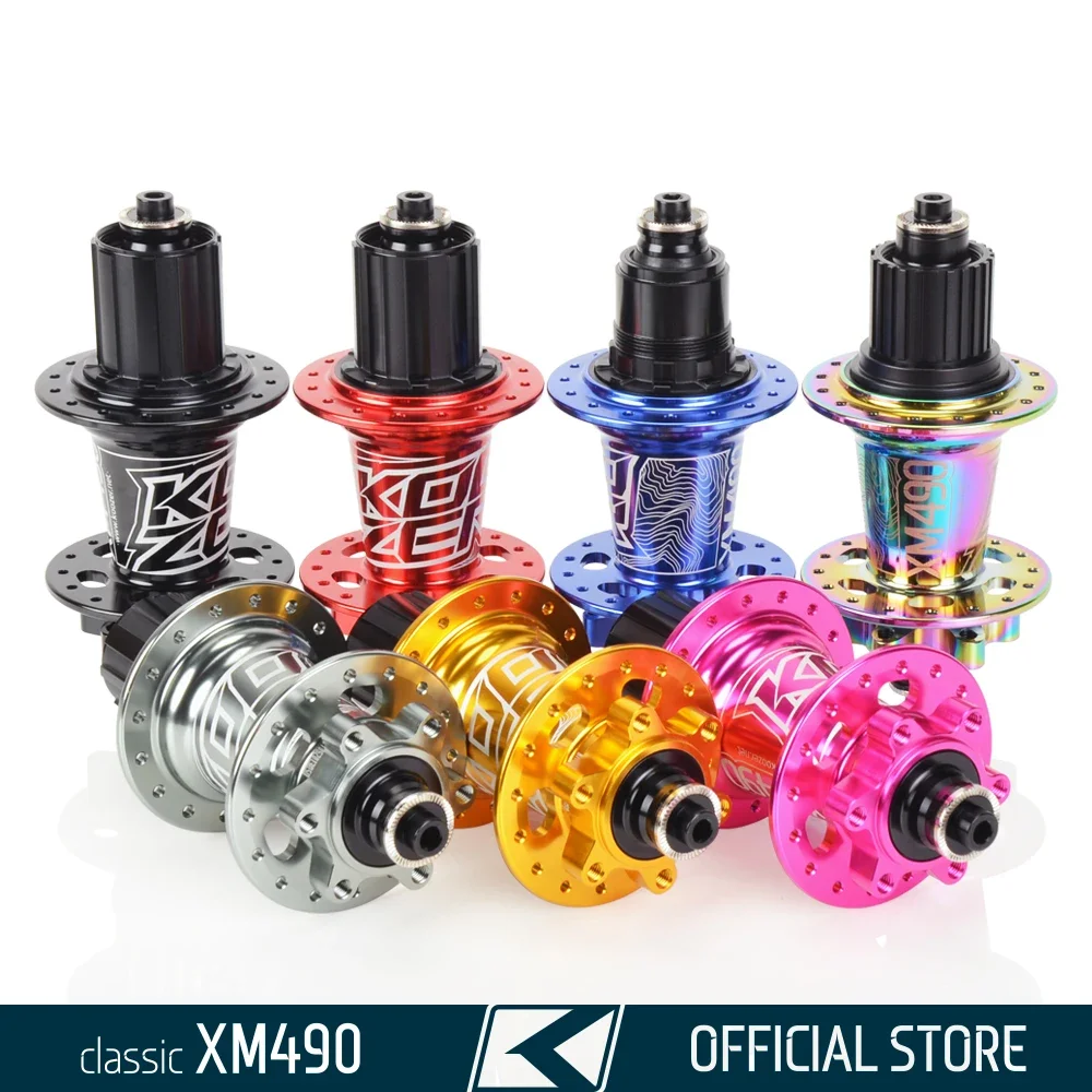 Koozer Classic XM490 4 Sealed Bearing MTB Bicycle Hub QR TA 141 Boost 32 Holes 6 Bolts HG XD MS 8 11 12 Speed 72HD