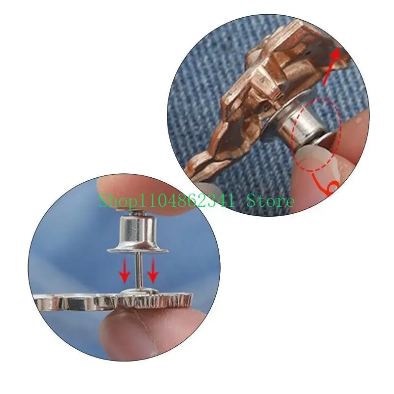 

5ASD 1PAIR MERABLEABLE CLEATEN TISTEN CUNTEN CONTER BUNGE SHAINGED GUSTER для джинсов