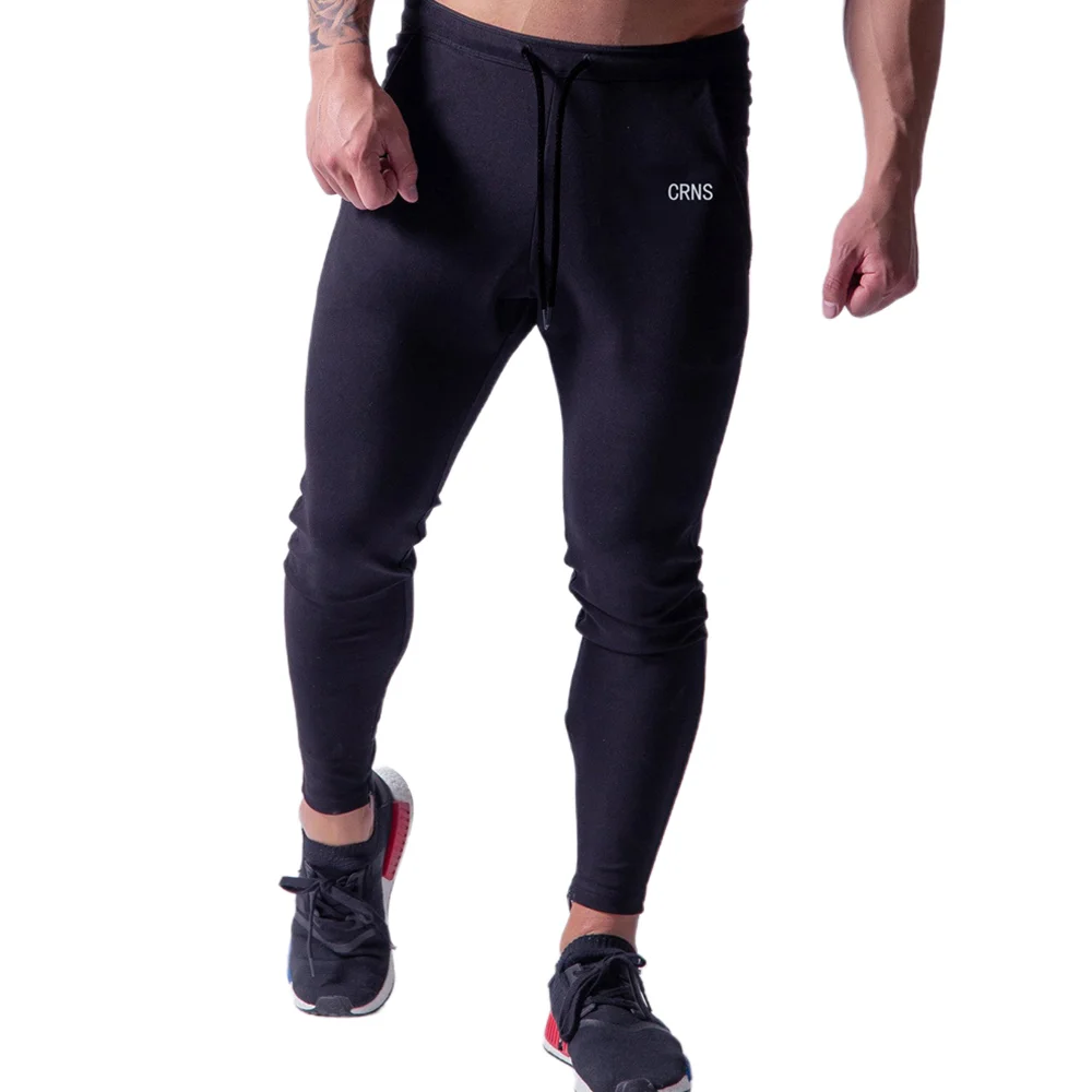 

Cotton Joggers Pants Men Gym Workout Sportswear Skinny Sweatpants Male Autumn Fitness Crossfit Trackpants Running Sport Bottoms