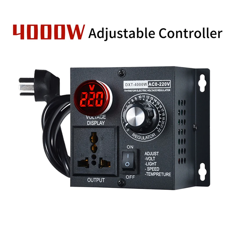 220V Angle Grinder Hand Drill Polisher Electric Soldering Iron Dedicated Electronic Switch Stepless Speed Controller