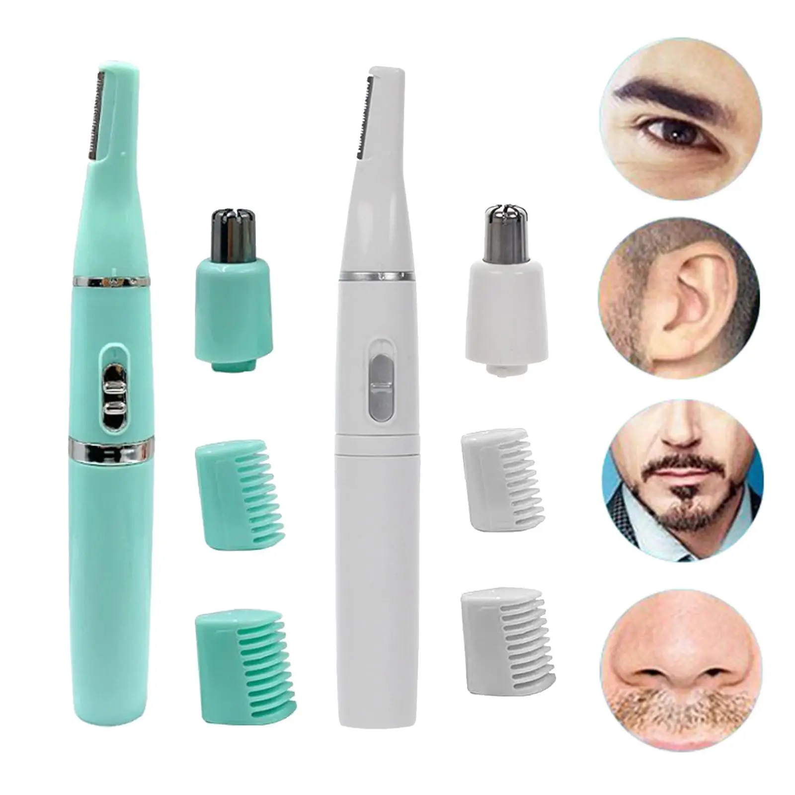 Eyebrow Trimmer 2 in 1 Eyebrow Comb Painless Multidunction for Travel