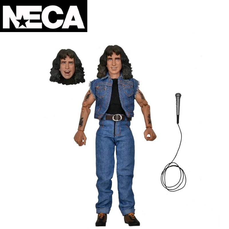 In Stock NECA Original AC DC Bond Scott Band Lead Singer 8-inch Doll Hands Great Gift From A Collector