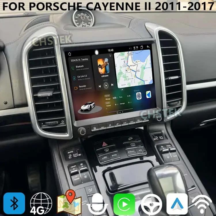 Auto Android OEM Autoradio für Porsche Cayenne 958 II 2011-2017 4G GPS WIFI Bluetooth Player CHSTEK Wireless Carplay Navigation