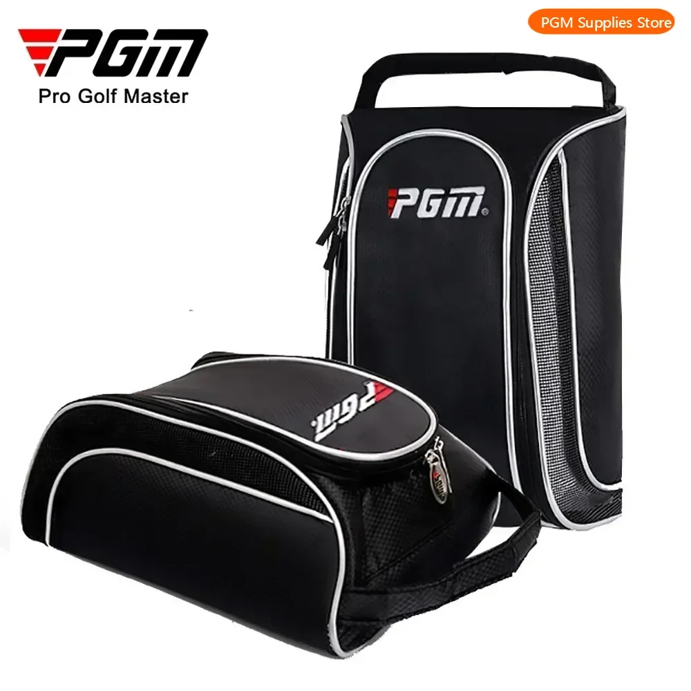 

2027Портативная сумка для обуви для гольфа на молнии PGM Сумка для обуви для гольфа Дышащая сумка для обуви Большая вместимость Sho E Ba G Портативная унисекс