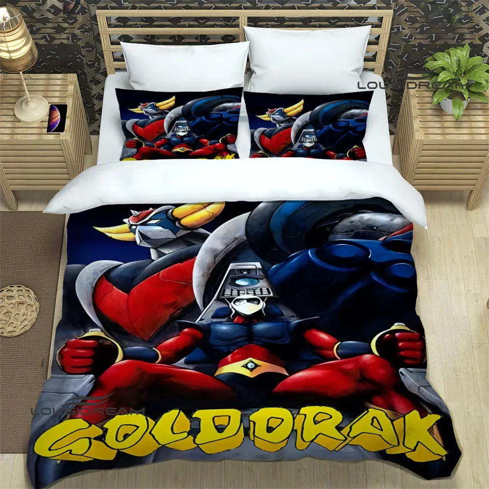UFO ROBO GRENDIZER GOLDORAK printed Bedding Sets exquisite bed supplies set duvet cover bed comforter set bedding set luxury