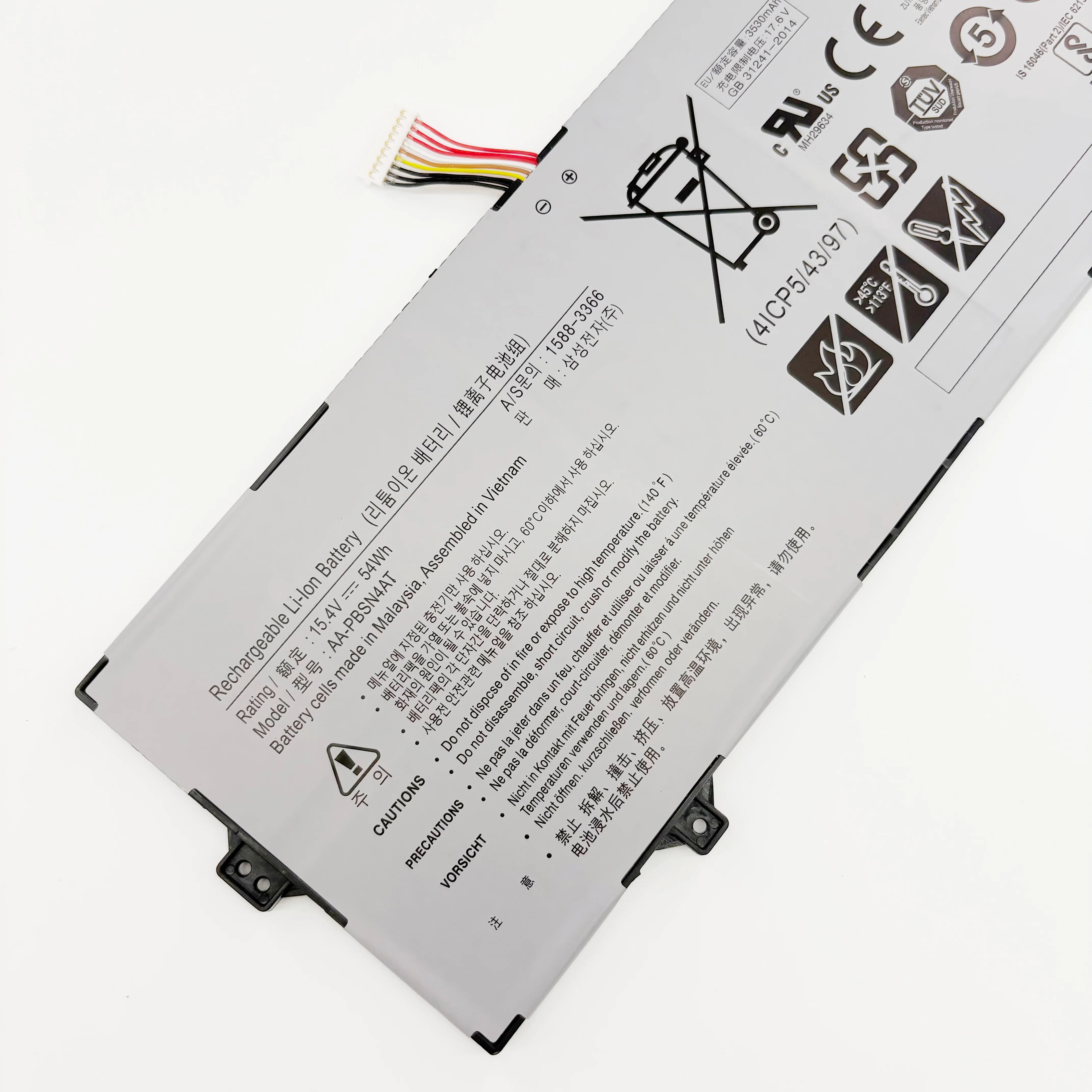New AA-PBSN4AT 15.4V 54Wh 3530mAh Laptop Battery For Samsung Galaxy Book NP750TDA-XD1US NP750TDA-XD2US NT750XDA