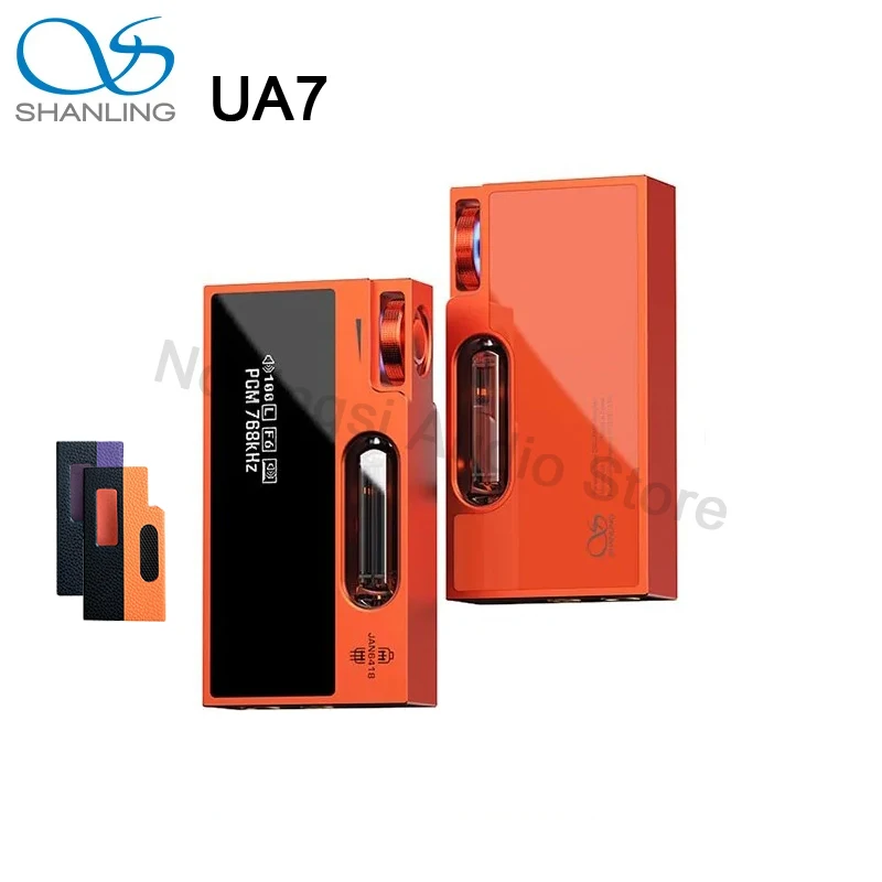 

SHANLING UA7 Portable USB DAC AMP Headphone Amplifier Decoding High-End with Tube Flavoring PCM768kHz/32bit 3.5mm+4.4mm Balanced