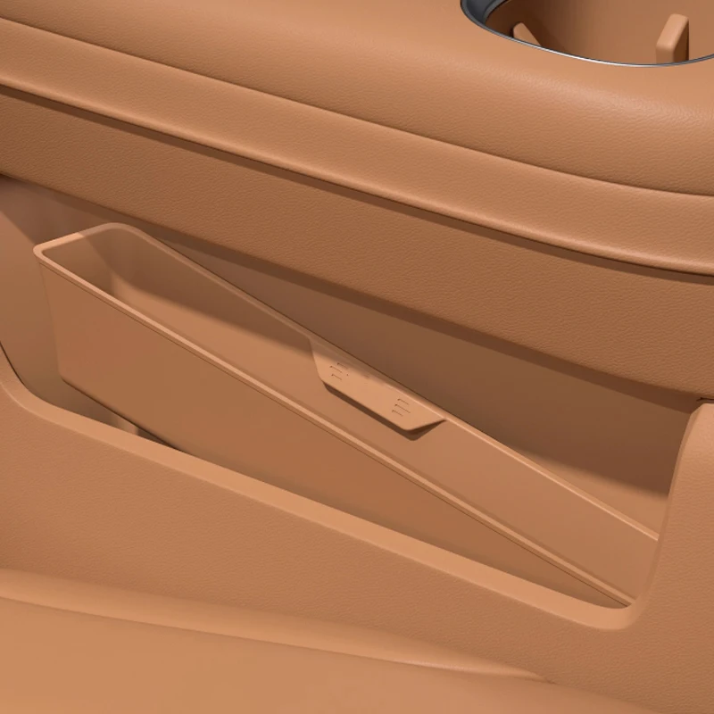 

For ZEEKR 9X EX1H 2025 2026 Three Row Seat Side Storage Box Silicone Pad Car Accessories