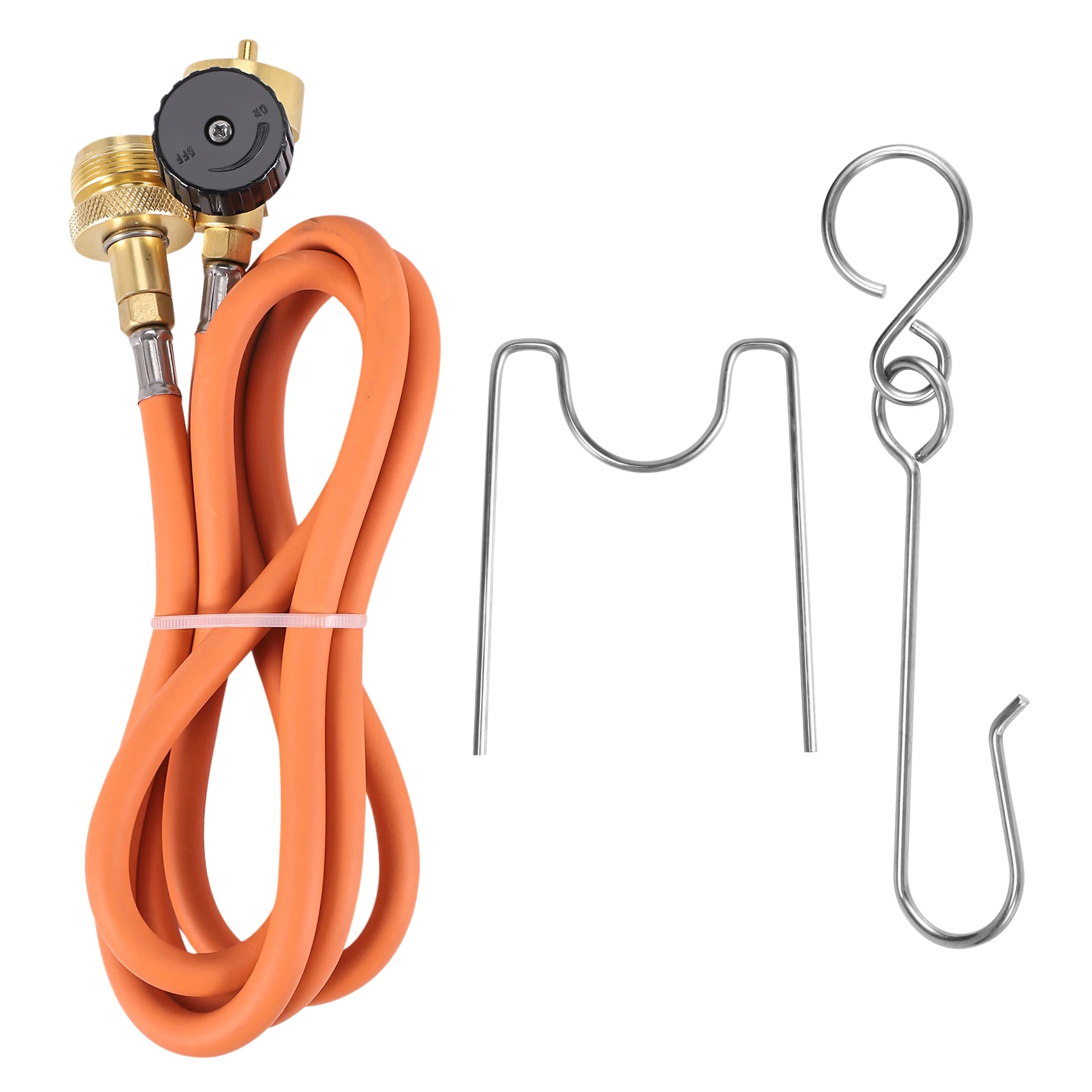 

PZHI-Welding Torch Hose CGA600 1.5M (5Ft) Hose And Belt Hook For MAPP Torch Extension Kit