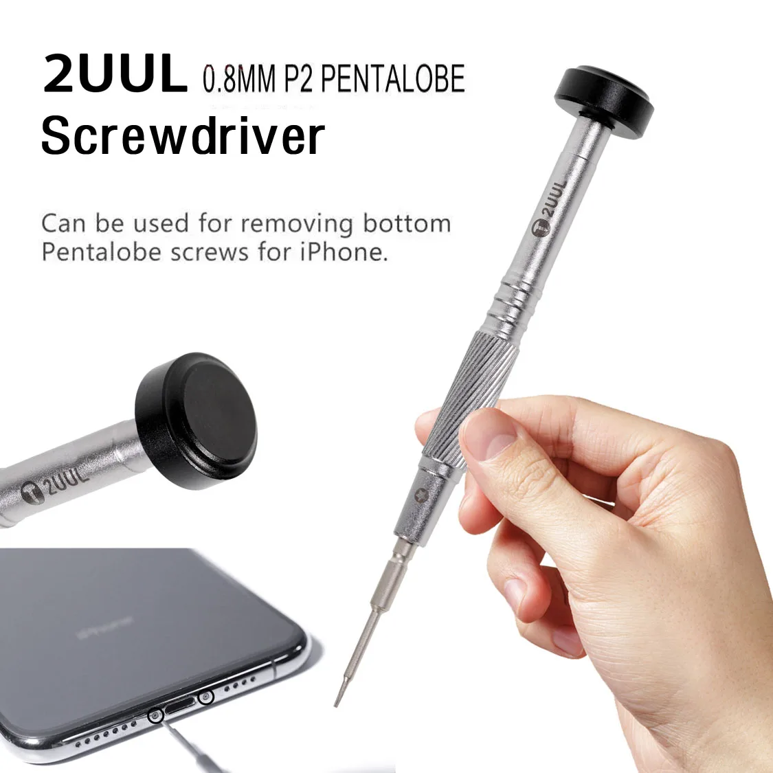 2UUL Precise Repair Bolt Driver For iPhone Android Mobile Phone Main Board LCD Screen Dismantling Combat Screwdriver Set Tools