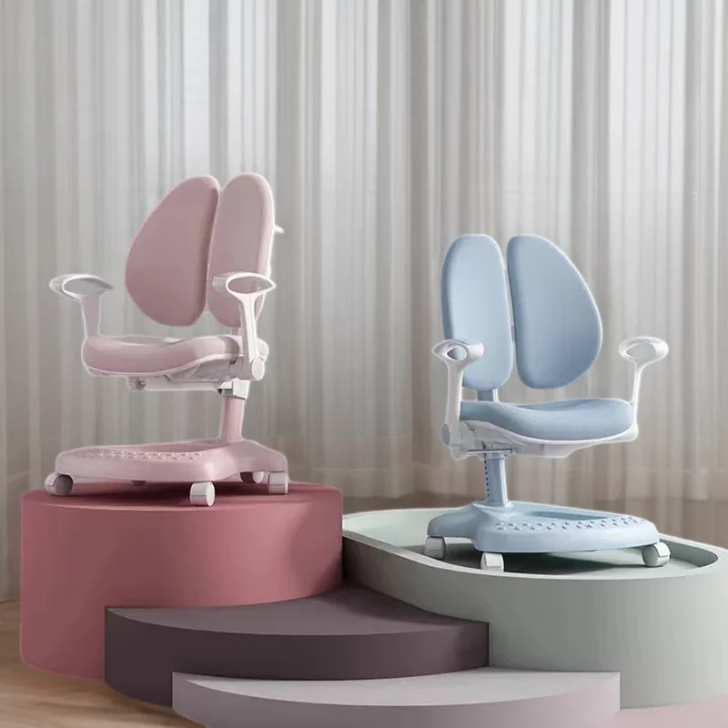 

Study Chair Child Room Furniture Children Stool Kids Girl Growing School Armchair Designer Fauteuil Enfant Safety Seats LT