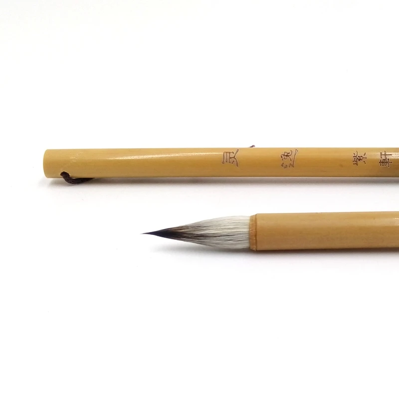 Woolen Purple Rabbit Hair Brush Pen Chinese Watercolor Painting Line Drawing Brush Regular Script Calligraphy Writing Brushes