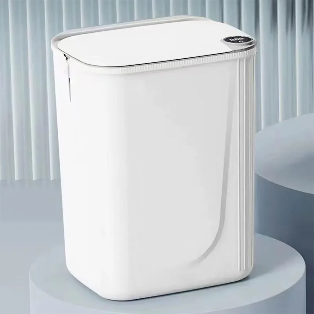 20L Intelligent Sensor C Automatic Sensor Living Wastebasket Household Kitchen Living Room Rechargeable Power Wastebasket