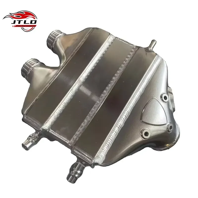 JTLD Performance CNC Aluminum Upgraded Charge Air Cooler Replacement Top Mount Intercooler for BMW F80 M4 M3 M2 S55