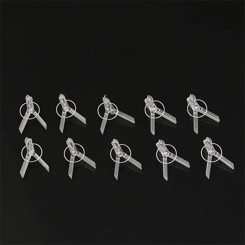 100Pcs 15x35MM Grafting Clips Vegetables Grafted Clamp Garden Plants Seedling Transparent Plastic Joint Gardening Tools