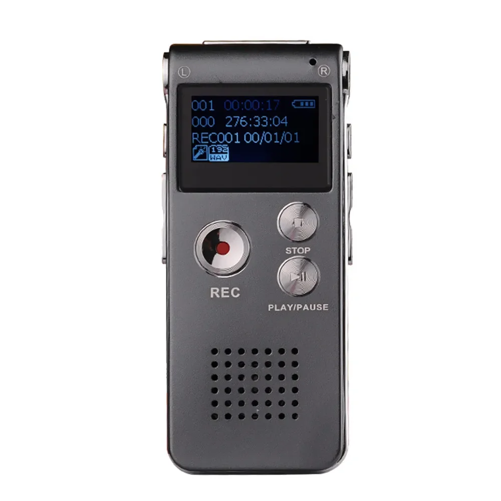 

8GB Mini USB Voice Recorder Flash Digital Audio Voice Recorder 650Hr Dictaphone 3D Stereo MP3 Player