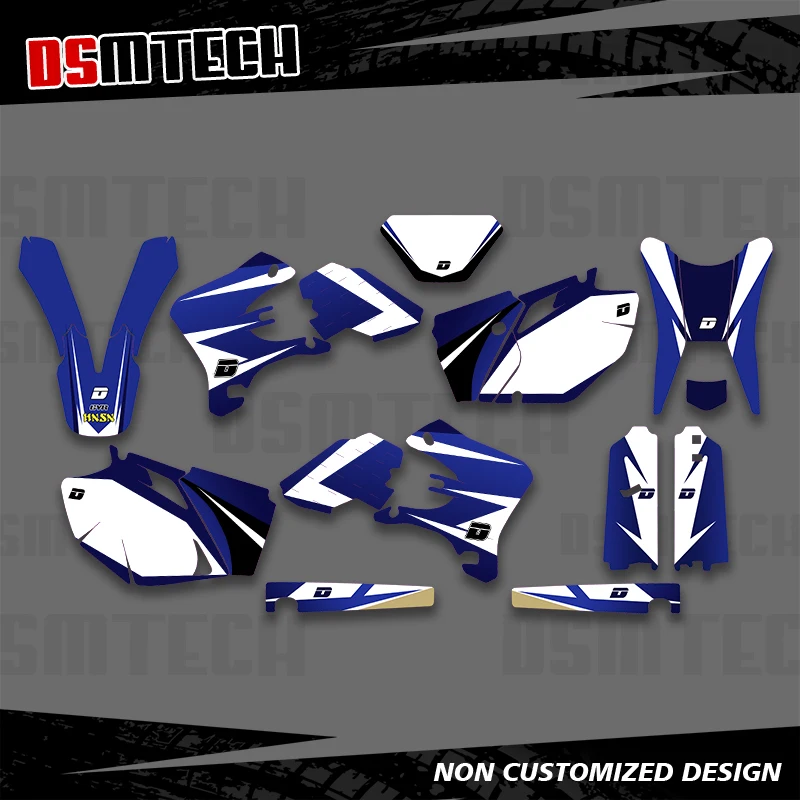 

DSMTECH For YAMAHA WR 250F WR 450F WR250F WR450F WRF 250 450 2003 2004 Graphics Decals Stickers Motorcycle Background Custom 002