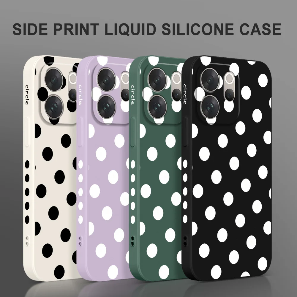 Round Dot Phone Case For Vivo V70 V70E V60 V60E V50 V50E V40 V40E V30 V30E V29 Lite V29E V27 V27E V25 V25E Pro Cover view 3