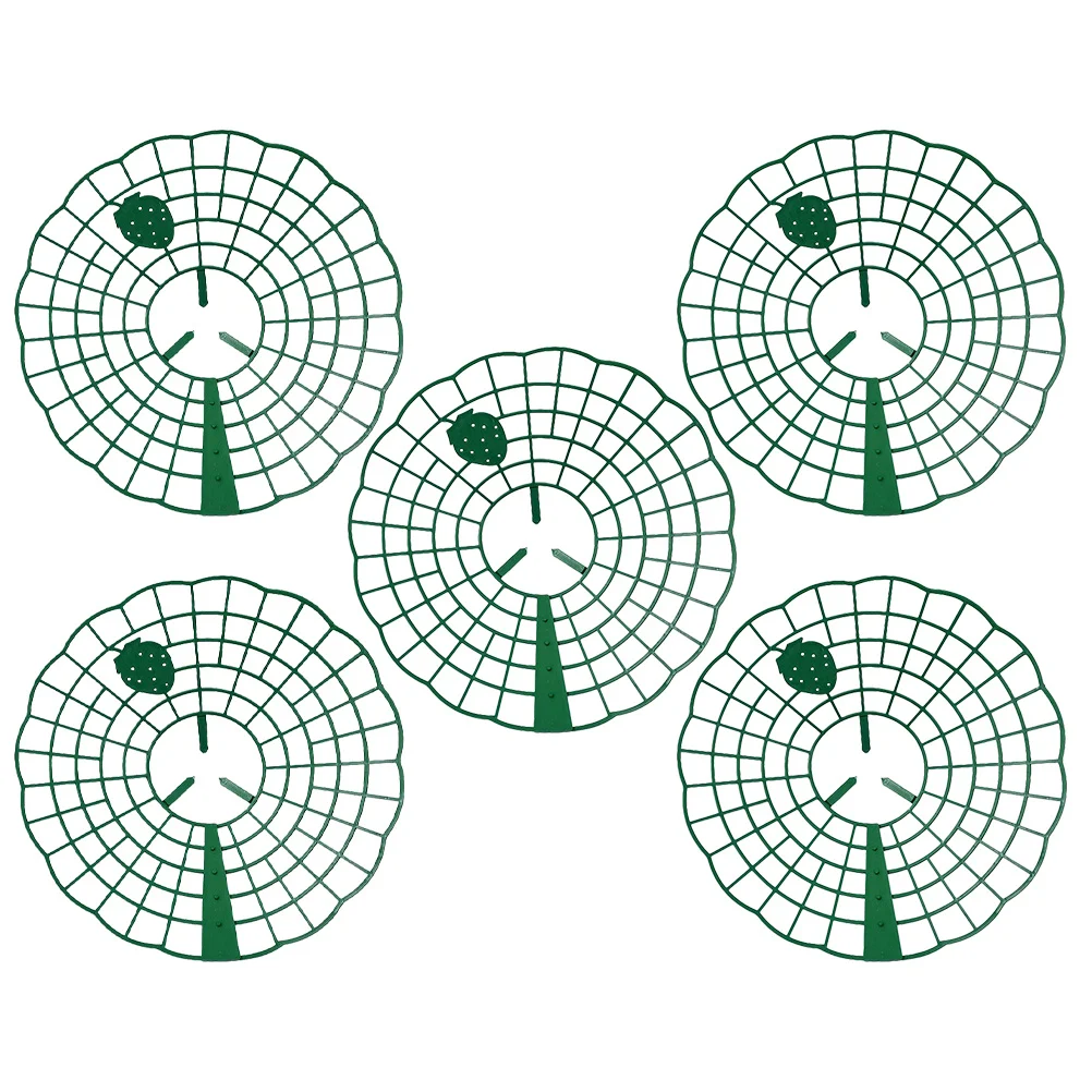 

5Pcs Garden Plant Supports Strawberry Rack Climbing Grow Stand for Small Plants Improved Air Circulation Growing Holder