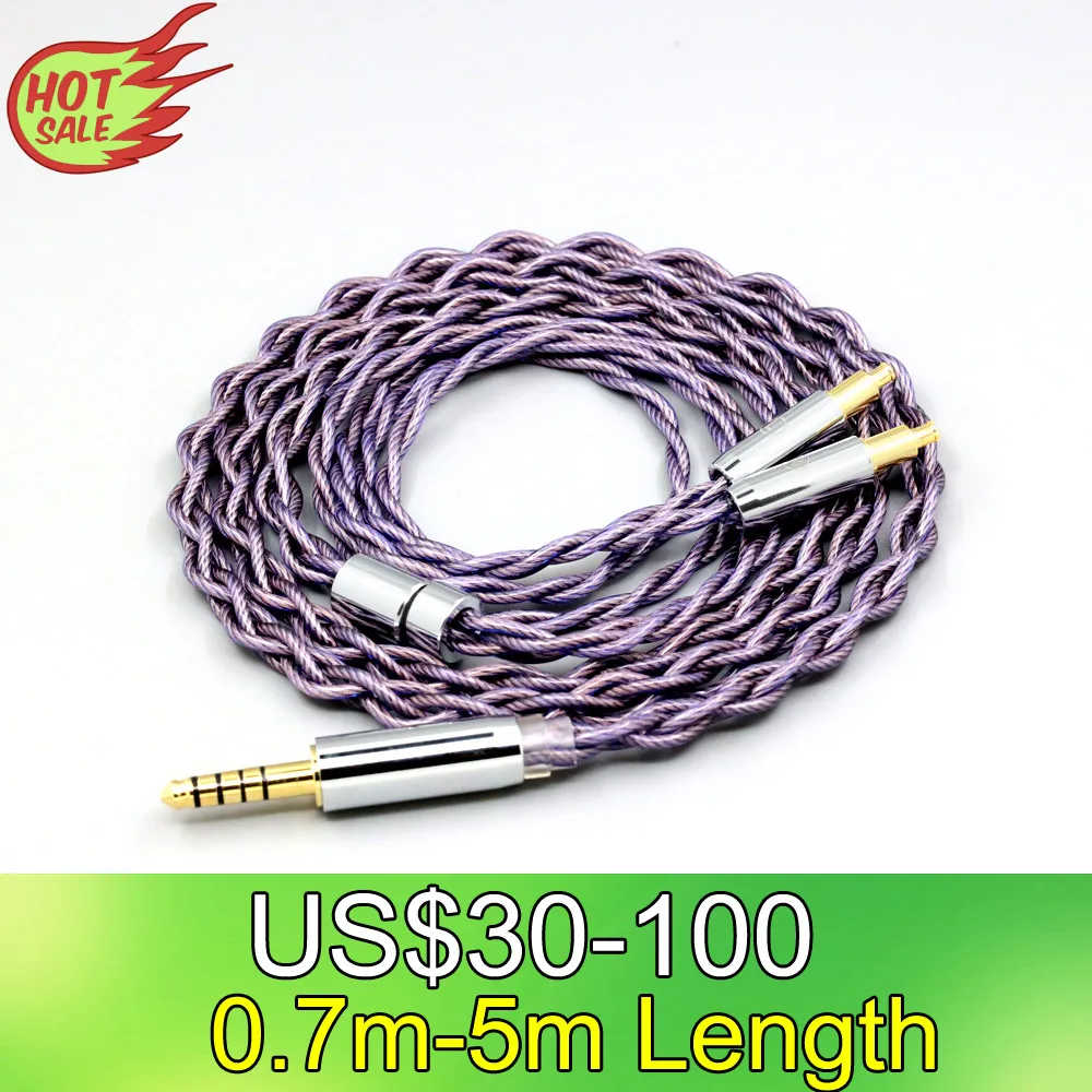 

Type2 1.8mm 140 cores litz 7N OCC Earphone Cable For Audio Technica ATH-ADX5000 MSR7b 770H 990H A2DC LN007894