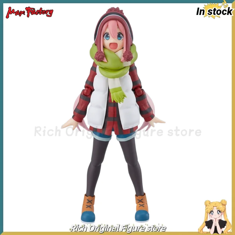 

【В наличии】Оригинальный Max Factory Figma # 519 LAID-BACK CAMP Kagamihara Nadeshiko Standard Edition Аниме 1/12 Фигурка Модель