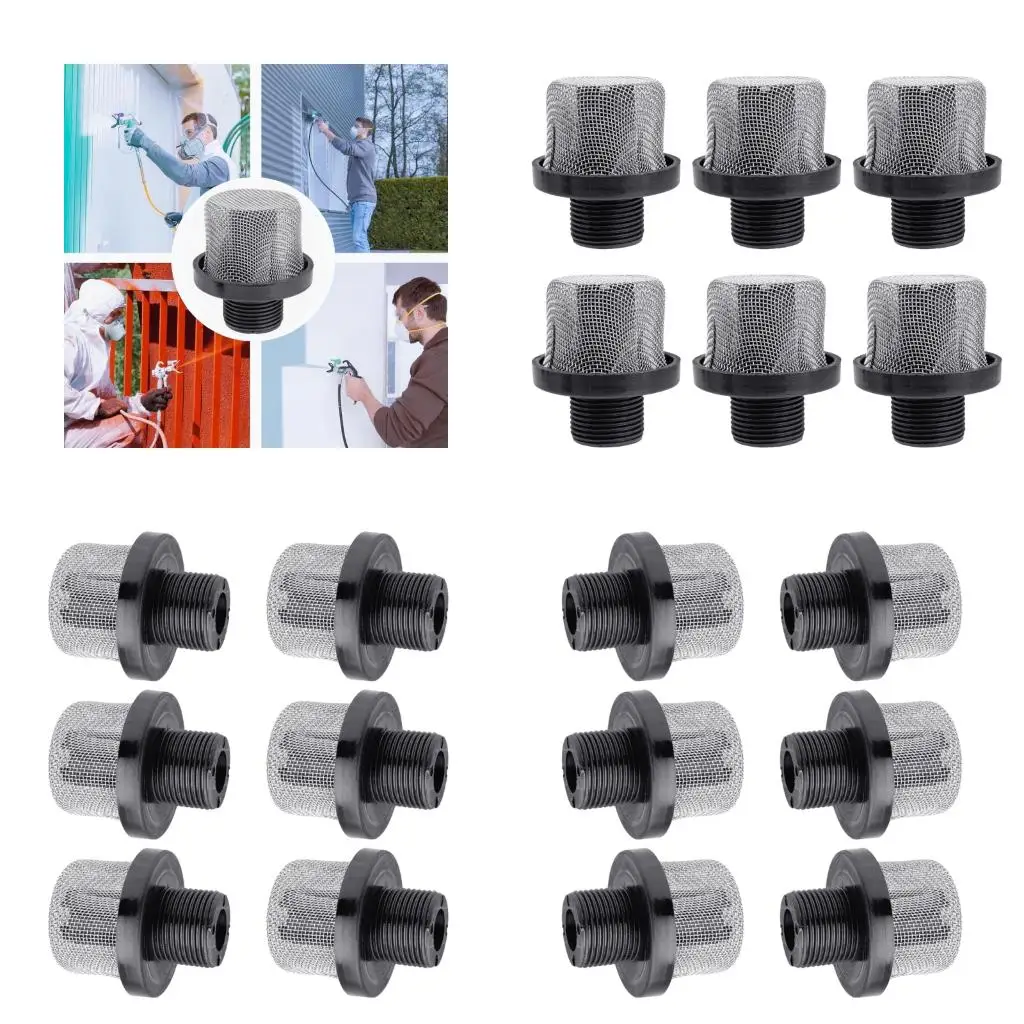 

Безвоздушный распылитель краски, впускные фильтры, 6 упаковок, 3/4 дюйма с резьбой для ProX17/ProLTS01, безвоздушный распылитель, дизайн с защитой от клопов, высокое качество