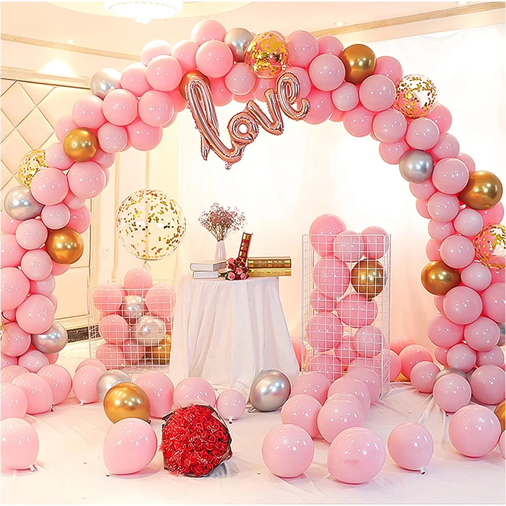 

1 Set Balloon Arch Kit With Water Bags Base Adjustable Stand For Party Decorations Garland Frame Birthday Wedding Shower